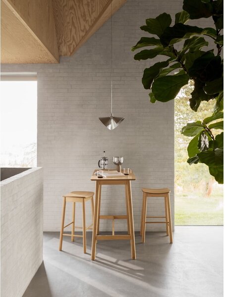 Bárasztal tölgyfa dekorral 60x120 cm Barlow – Actona