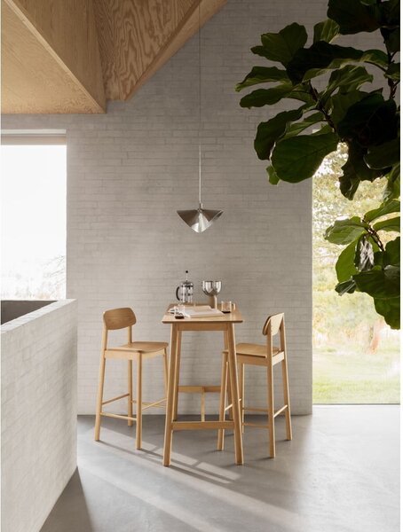 Bárasztal tölgyfa dekorral 60x120 cm Barlow – Actona