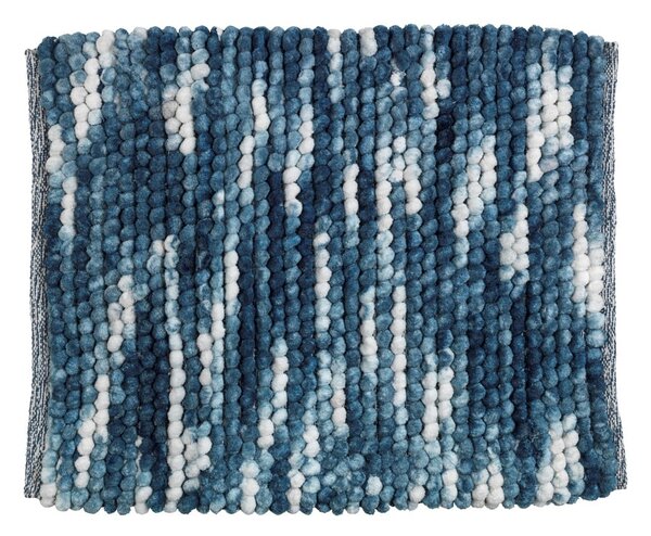 Kék textil fürdőszobai kilépő 55x65 cm Urdu – Wenko