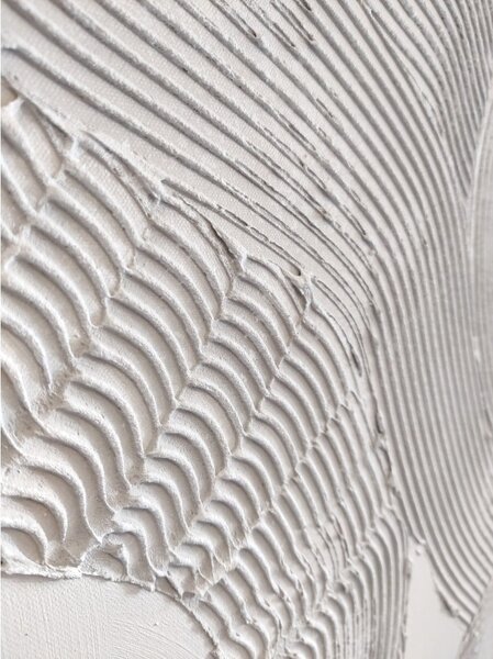 Kézzel festett kép 90x120 cm White Sculpture - Malerifabrikken