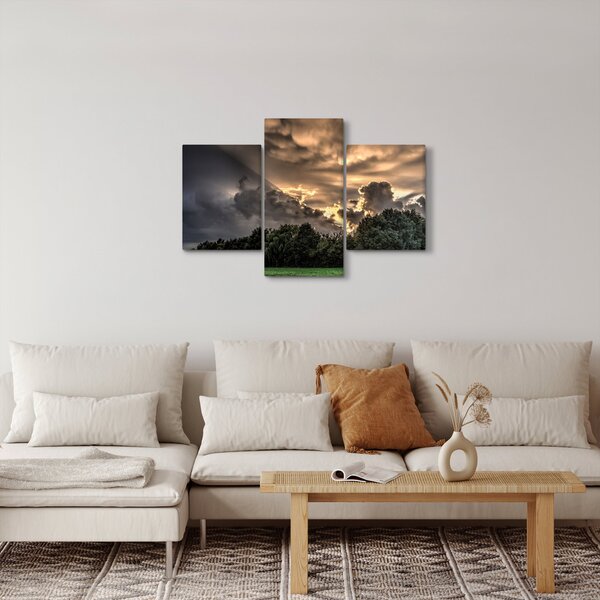 A felhők és az erdő képe (90x60 cm)