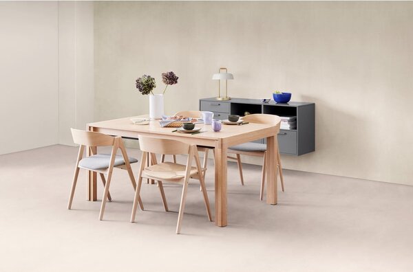 Bővíthető étkezőasztal tölgyfa dekoros asztallappal 96x160 cm Join by Hammel – Hammel Furniture
