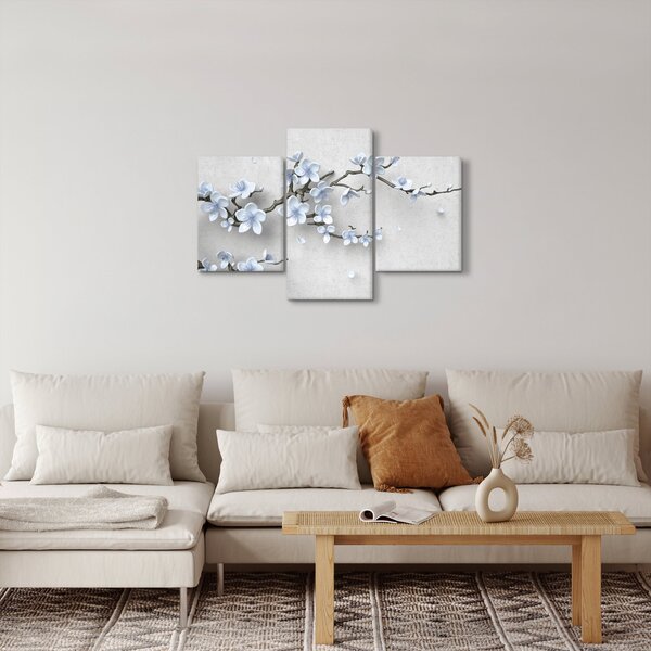 A virágok képe (90x60 cm)
