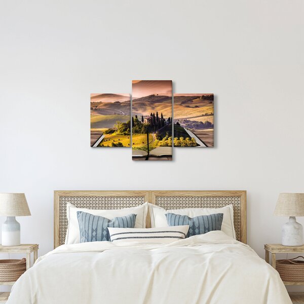 A táj egy könyvben képe (90x60 cm)