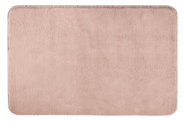 Rózsaszín textil fürdőszobai kilépő 50x80 cm Saravan – Wenko