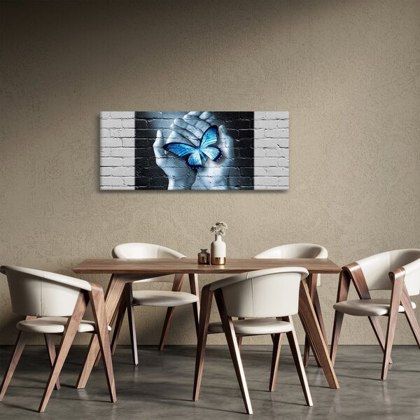 A pillangó képe a falon (120x50 cm)