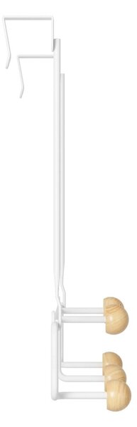 Fehér-natúr színű fém ajtófogas 39 cm Estique – Umbra
