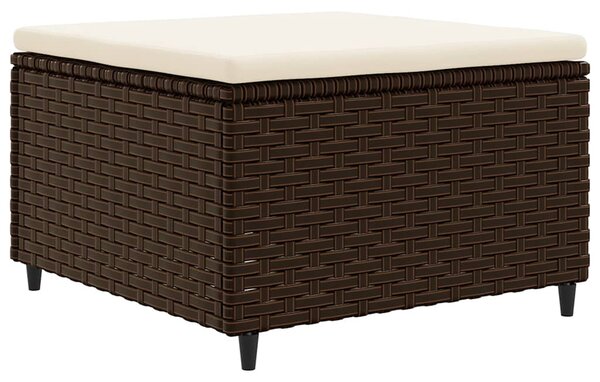 6 részes barna polyrattan kerti ülőgarnitúra párnákkal