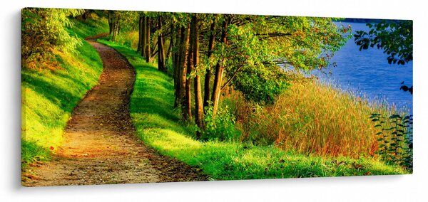 A víz menti sétányok képe (120x50 cm)