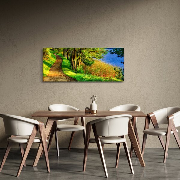 A víz menti sétányok képe (120x50 cm)