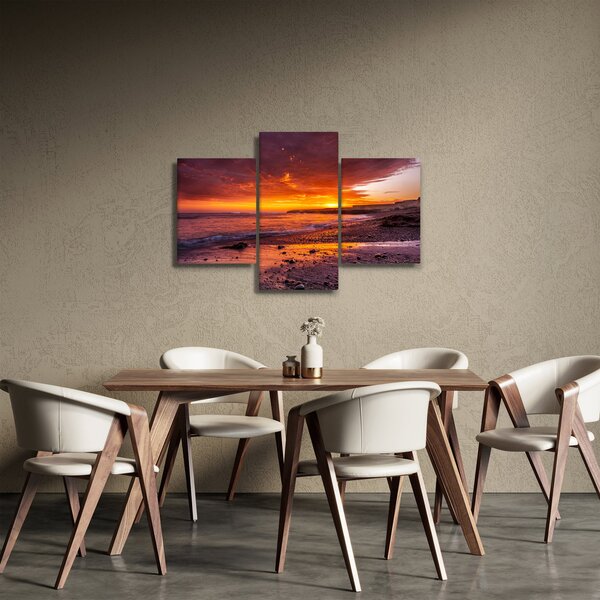 Naplemente a tengernél képe (90x60 cm)