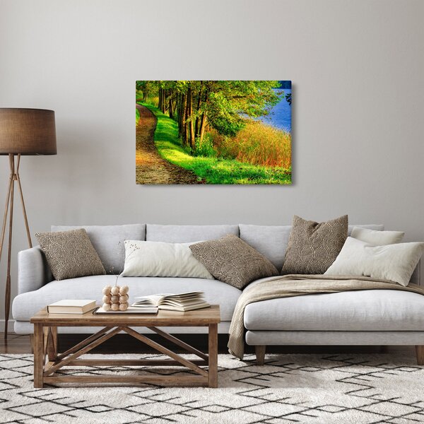 A víz menti sétányok képe (90x60 cm)