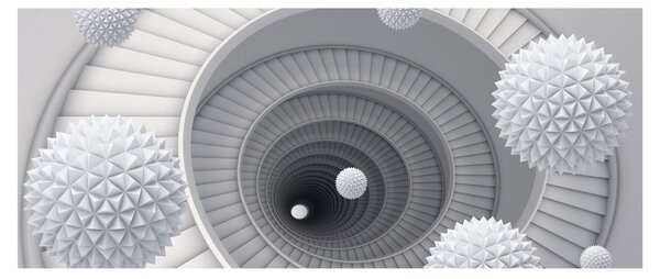 A 3D absztrakció képe (120x50 cm)