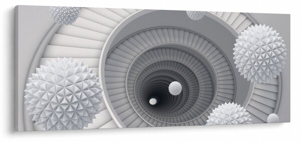 A 3D absztrakció képe (120x50 cm)