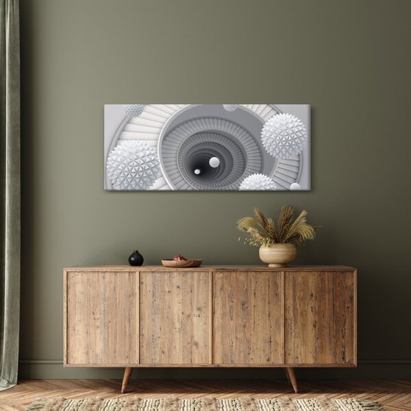 A 3D absztrakció képe (120x50 cm)