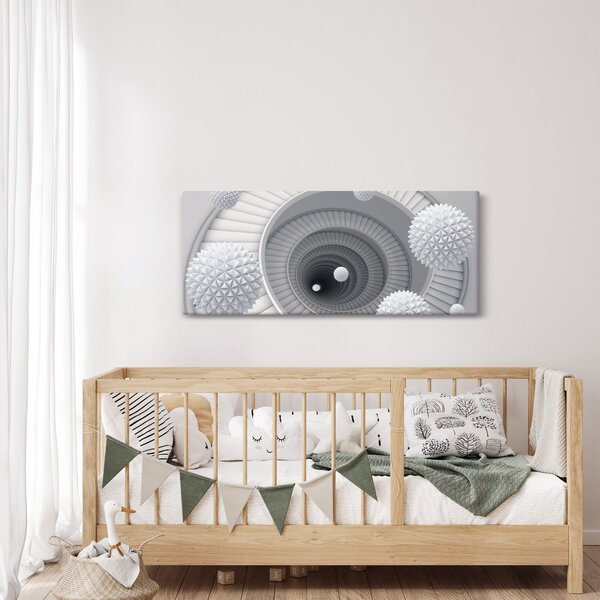 A 3D absztrakció képe (120x50 cm)