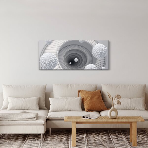 A 3D absztrakció képe (120x50 cm)