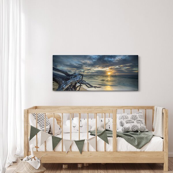 Tenger naplementekor képe (120x50 cm)