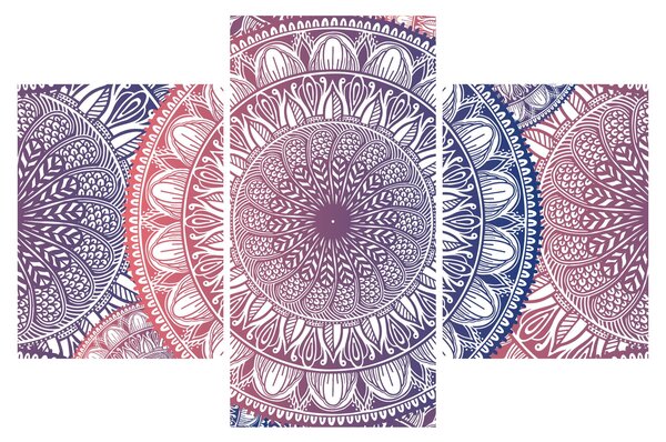 Mandala kép (90x60 cm)