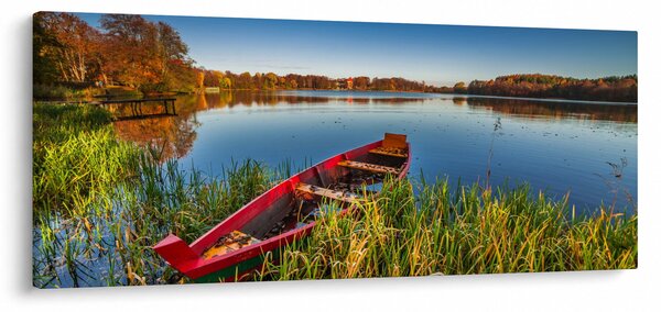 Egy piros pont képe (120x50 cm)
