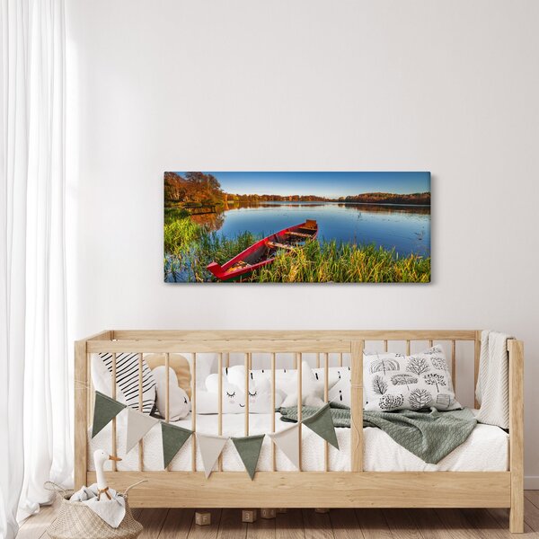 Egy piros pont képe (120x50 cm)