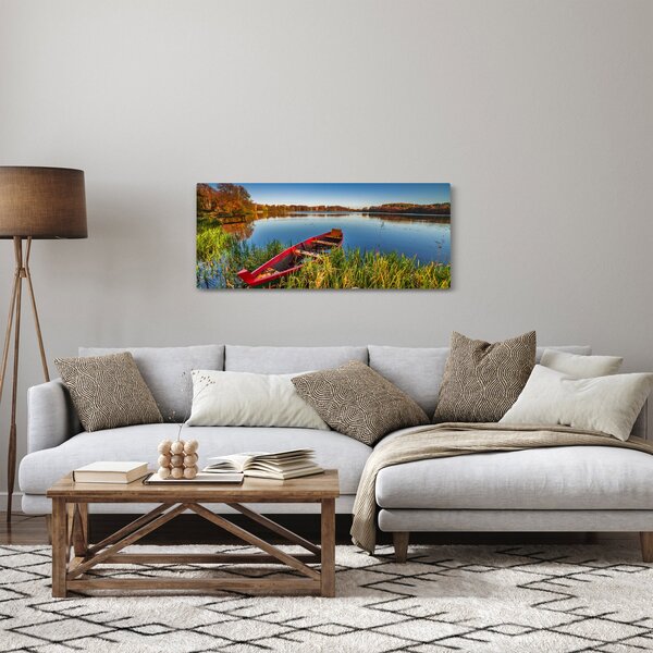 Egy piros pont képe (120x50 cm)