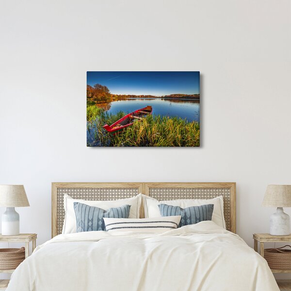Egy piros pont képe (90x60 cm)