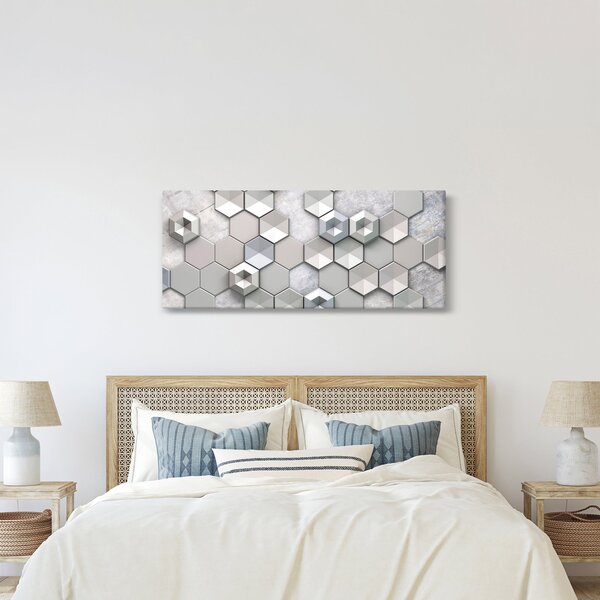 A 3D absztrakció képe (120x50 cm)