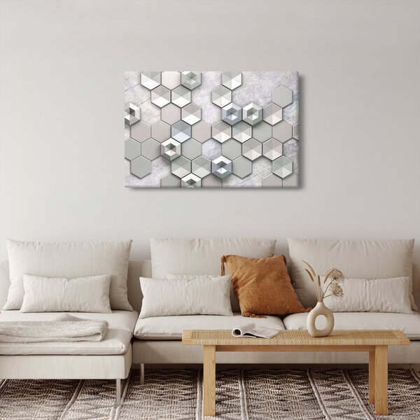 A 3D absztrakció képe (90x60 cm)