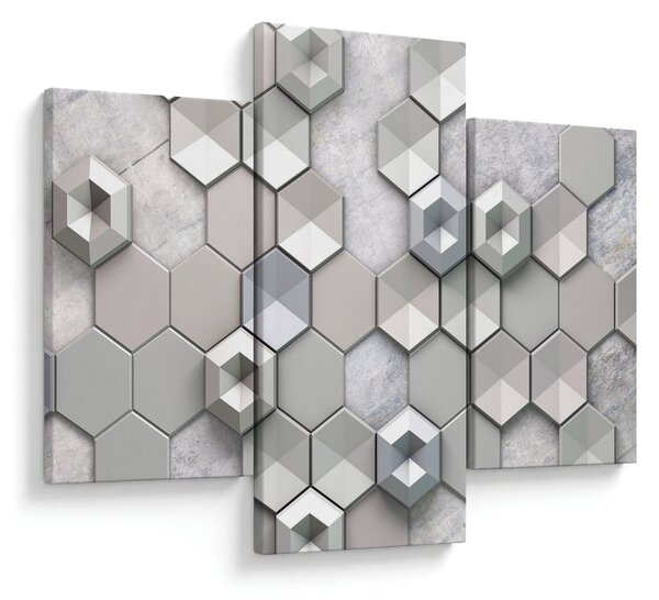 A 3D absztrakció képe (90x60 cm)