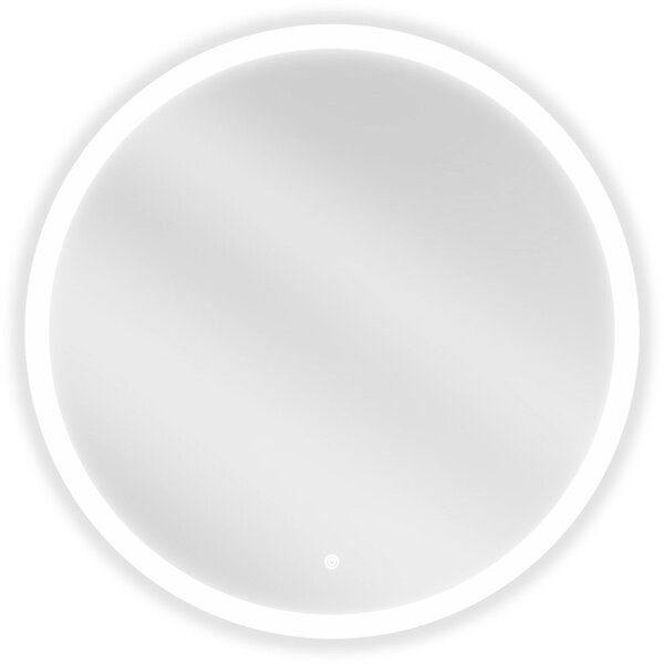 Mexen Oro megvilágított, kerek 80 cm-es fürdőszobai tükör, LED 6000K, páramentesítő - 9824-080-080-611-00