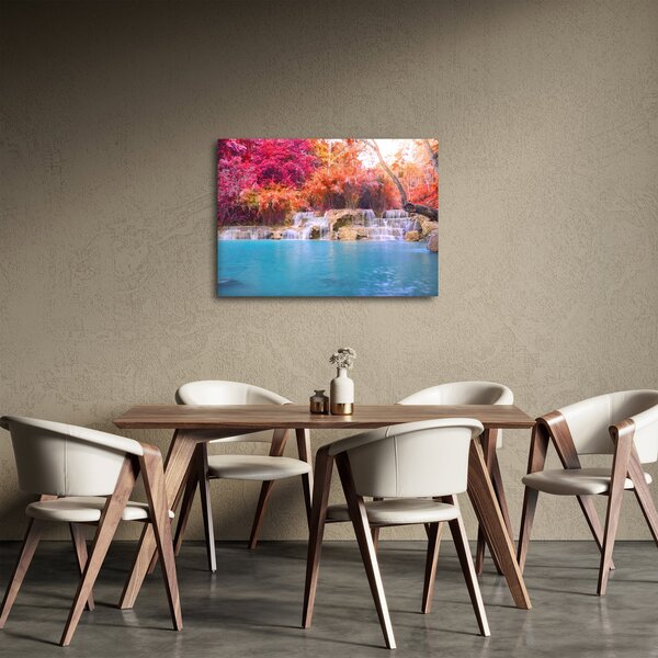 Türkiz lagúna, Laosz, Tat Kuang Si képe (70x50 cm)