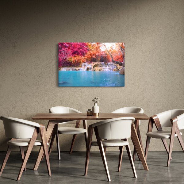Türkiz lagúna, Laosz, Tat Kuang Si képe (90x60 cm)