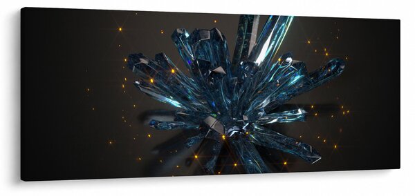 Kristály kép (120x50 cm)