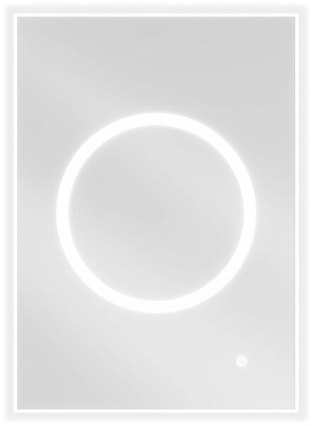 Mexen Koga LED világítású fürdőszobai tükör 50 x 70 cm, 6000K, páramentesítő - 9821-050-070-611-00