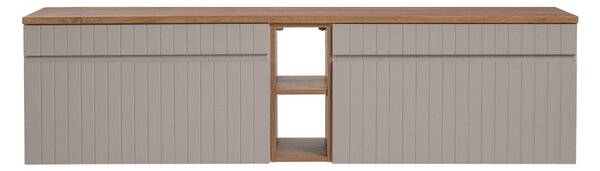 Fürdőszoba szekrény felsővel ICONIC Cashmere D180/1 | 180 cm