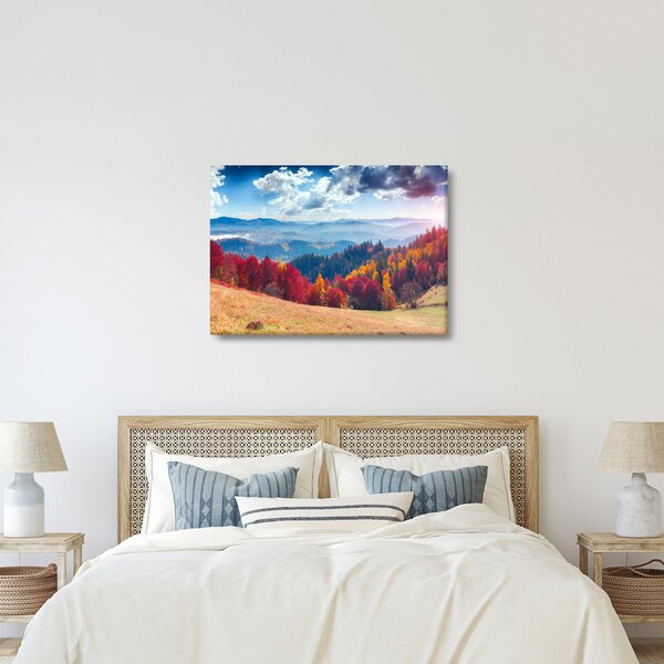 Egy kép egy színes őszi tájról (70x50 cm)