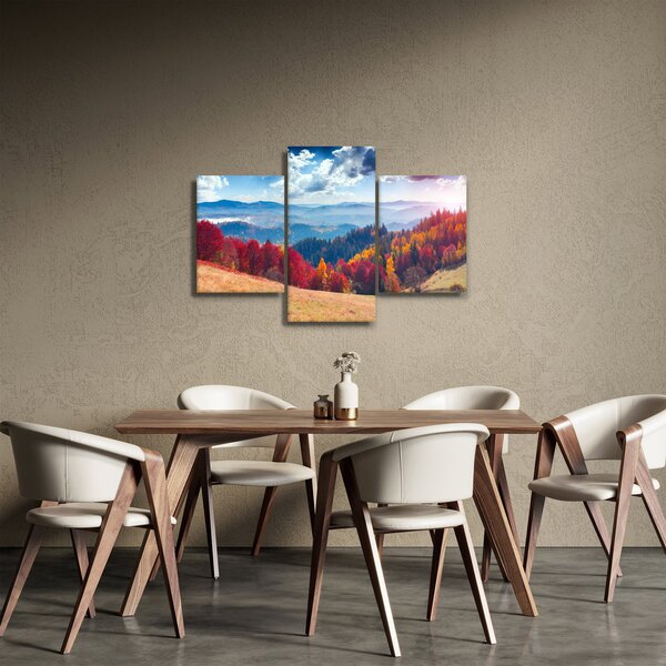 Egy kép egy színes őszi tájról (90x60 cm)