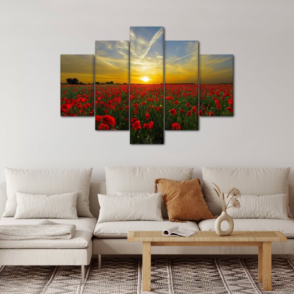 Egy kép a pipacs mezőről (150x105 cm)