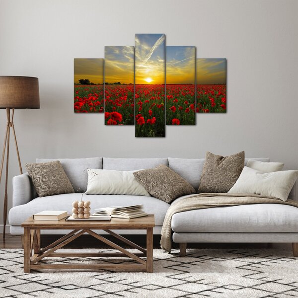 Egy kép a pipacs mezőről (150x105 cm)