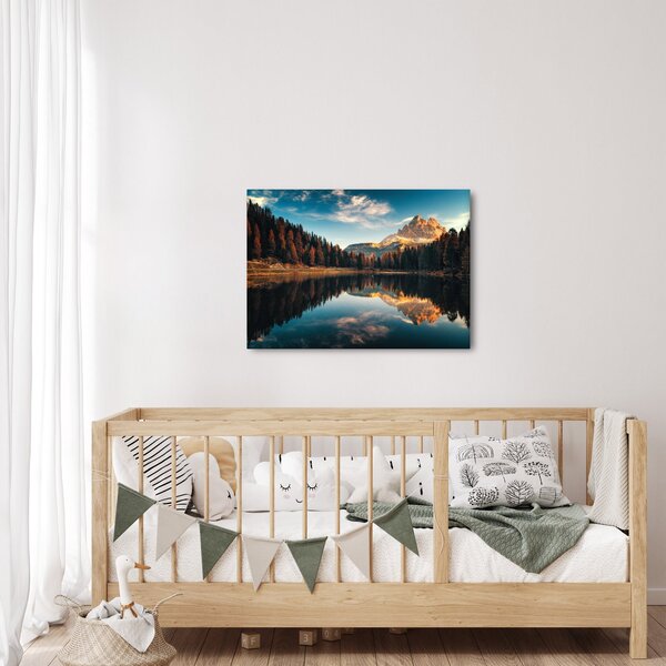 Kép - alpesi, olaszország, dolomitok, Antorno (70x50 cm)
