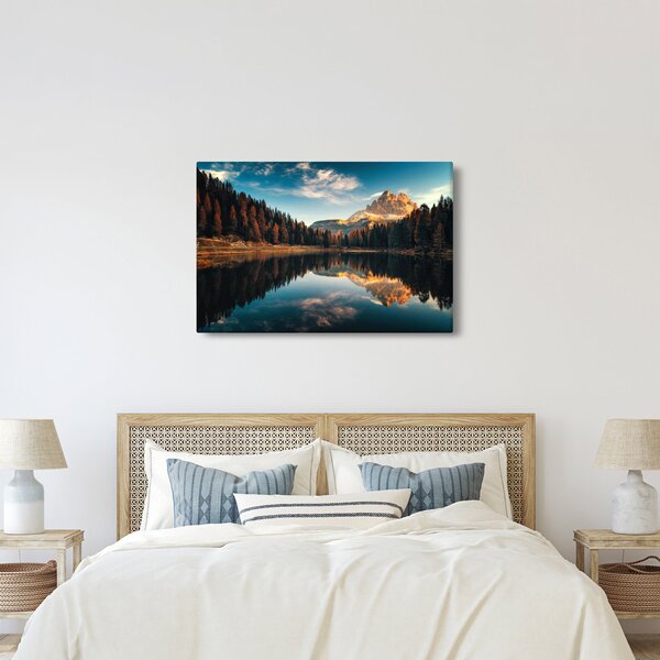 Kép - alpesi, olaszország, dolomitok, Antorno (90x60 cm)