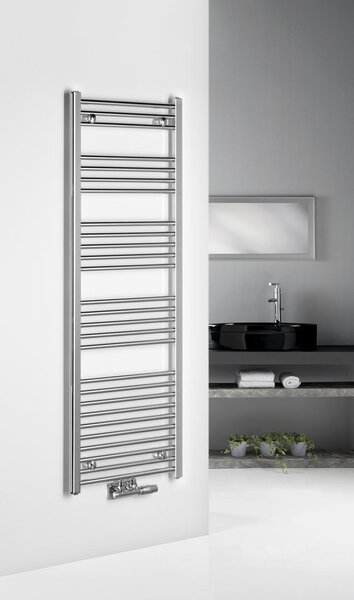 Aqualine Aqualine, ALYA fűtőelem egyenes 400x1600mm, központi csatlakozás, króm, LLS309