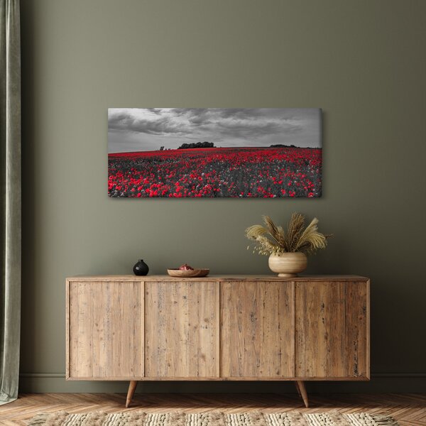 Pipacsos kép (120x50 cm)