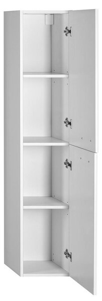 Aqualine Aqualine, ZOJA / KERAMIA FRESH szekrény magas 30x140x25cm, fehér, 51155