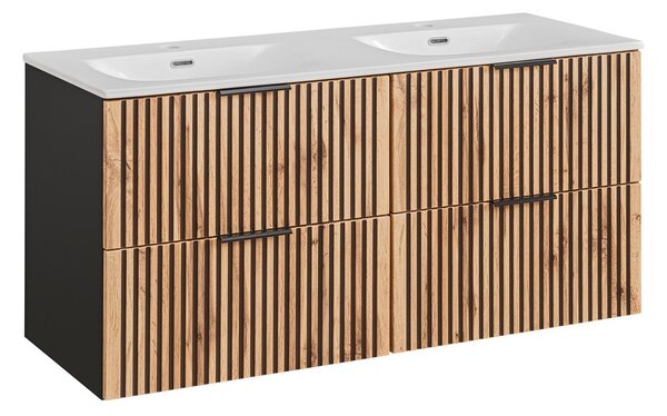 Fürdőszoba szekrény mosdóval XILO U120/1 | 120 cm