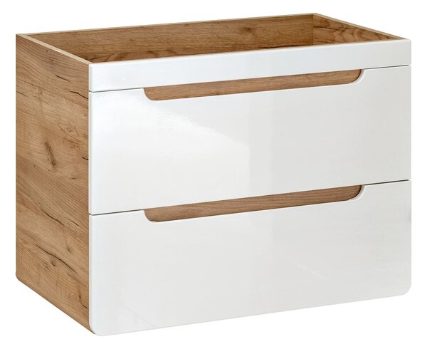 Fürdőszoba szekrény mosdóval ARUBA Fehér U60/1 | 60 cm