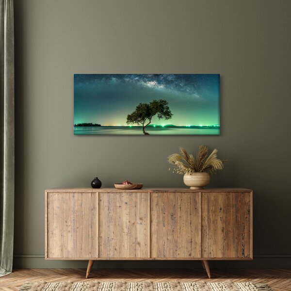 Az éjszakai égbolt képe (120x50 cm)