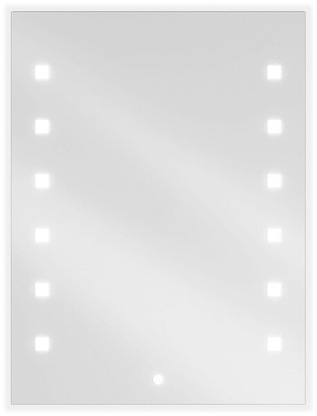 Mexen Ner megvilágított fürdőszobai tükör 60 x 80 cm, LED 6000K, páramentes - 9809-060-080-611-00