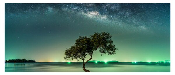 Az éjszakai égbolt képe (120x50 cm)